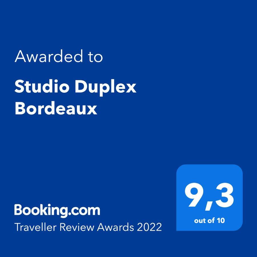 Duplex-Terrasse-Parking-Climatisation Appartement Bordeaux Buitenkant foto