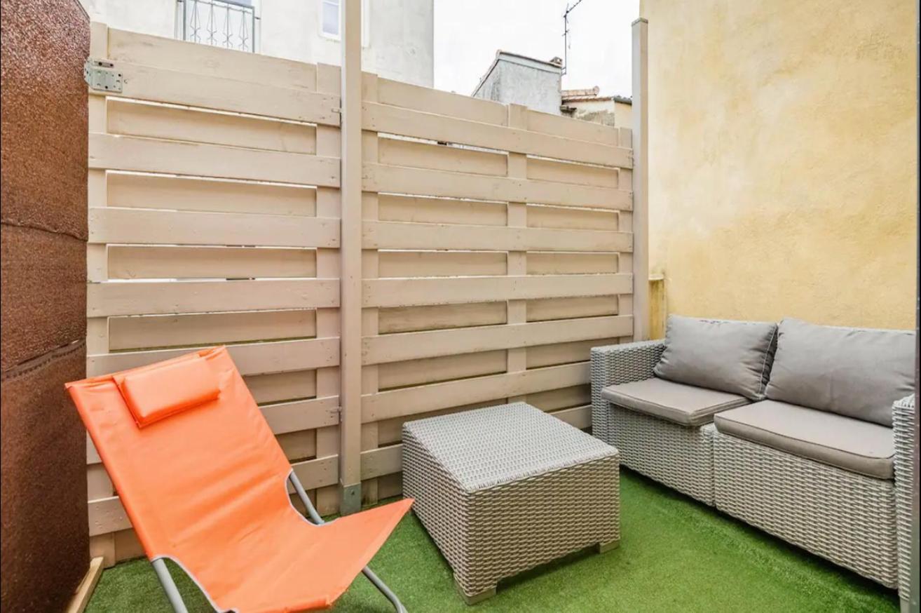 Duplex-Terrasse-Parking-Climatisation Appartement Bordeaux Buitenkant foto